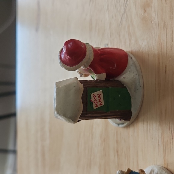 Forest Friends Christmas figurines.  They are about 2"x1 1/2" in size. - Picture 6 of 9